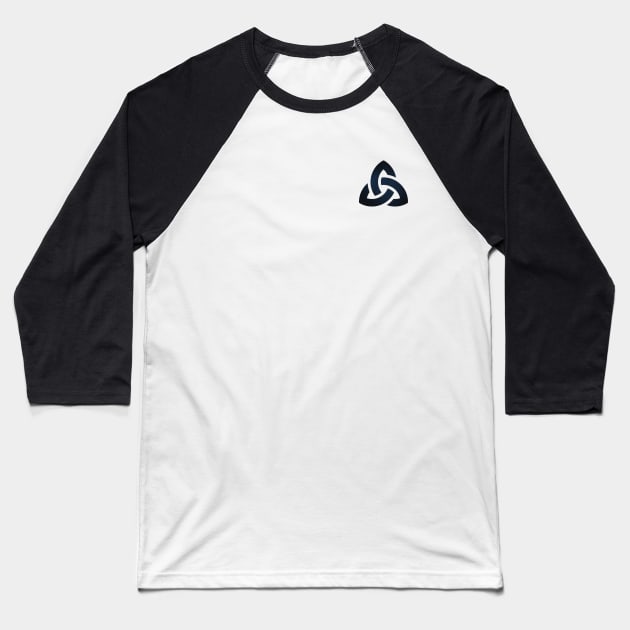 Triquetra Baseball T-Shirt by alexandrubuncea